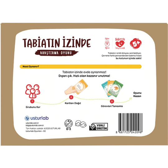 Tabiatın İzinde Araştırma Oyunu