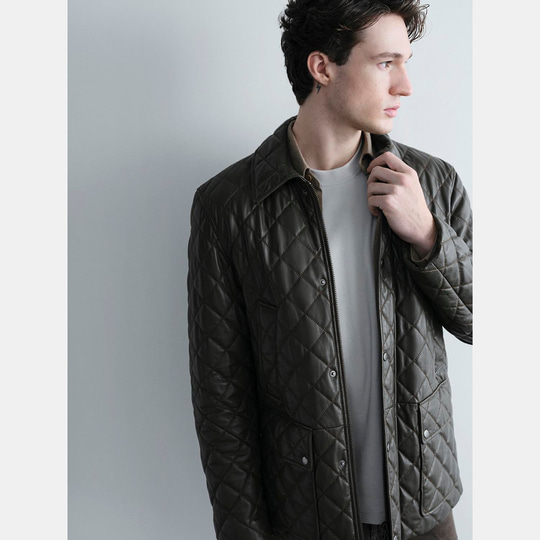 K14998 ERKEK KAPİTONELİ DERİ MONT