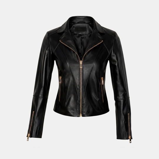 K15325 KADIN DERİ CEKET