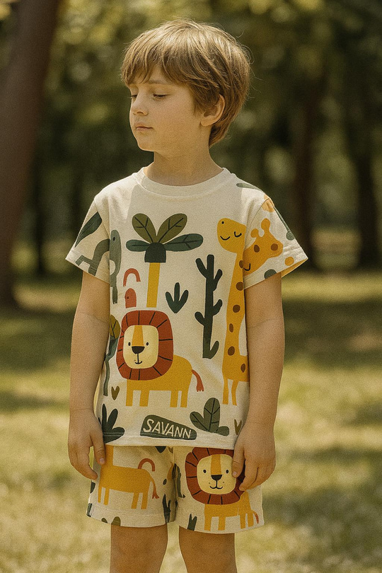 Animals Şortlu Takım