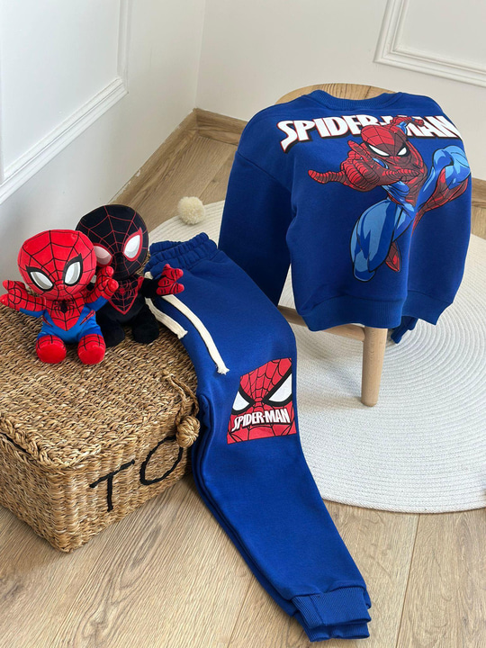 Marvel Spider Man Baskılı Eşofman Takımı