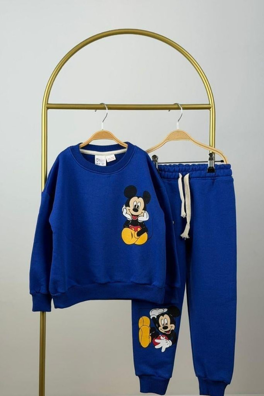 Mickey Mouse Disney Yüzüncü Yıl Baskılı Eşofman Takımı