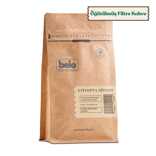Etiyopya Sidamo 250 Gr Öğütülmüş Filtre Kahve