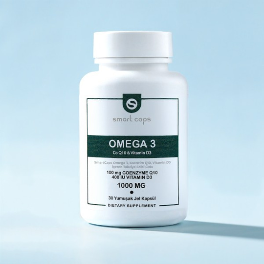 Smart Caps Omega 3 Koenzim Q10 & Vitamin D3 30 Softjel