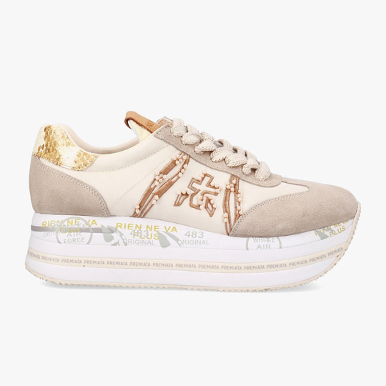 Premiata Bej Beth 7375 Kadın Sneaker