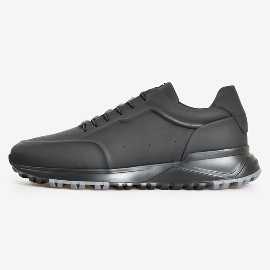 Siyah Deri Erkek Bağcıklı Spor Ayakkabı