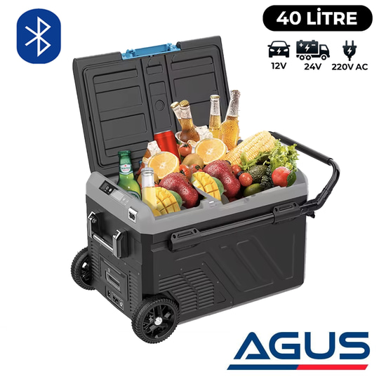 Icepeak 50L Kompresörlü Siyah Buzdolabı | AGUS