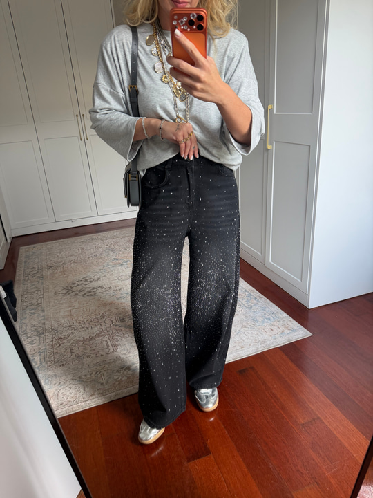 Full Taşlı , Premium , Füme Jean Pantolon