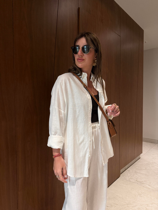 Orijinal Marka , %100 Pamuk , Ekru Premium Takım