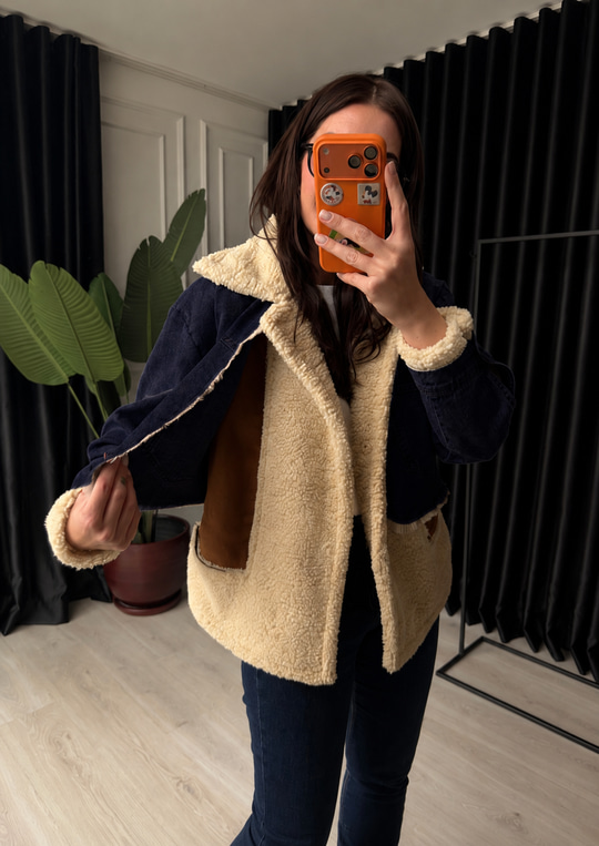 Orijinal Model , Jean & Süet Detaylı , Lacivert Mont