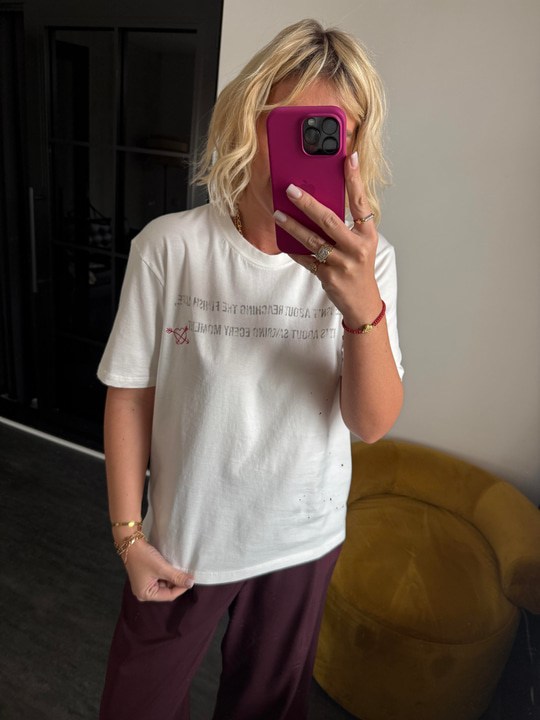 Orijinal Marka , Beyaz , Yazılı Tshirt