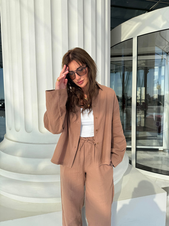 Orijinal Marka, %100 Cotton Vizon Müslin Takım