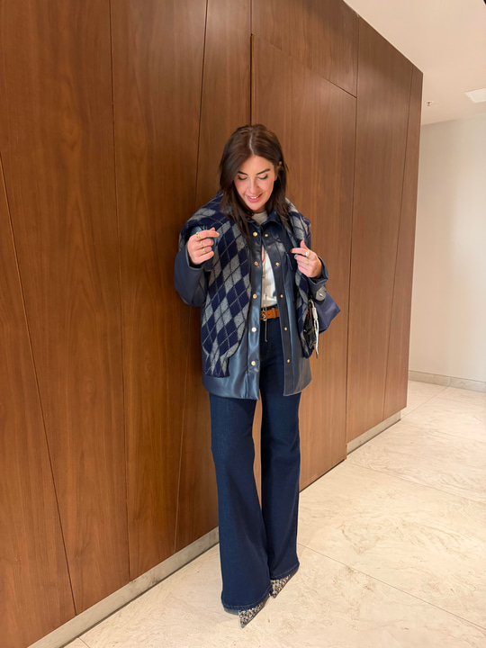 Full Likralı , İspanyol Paça , Lacivert Jean