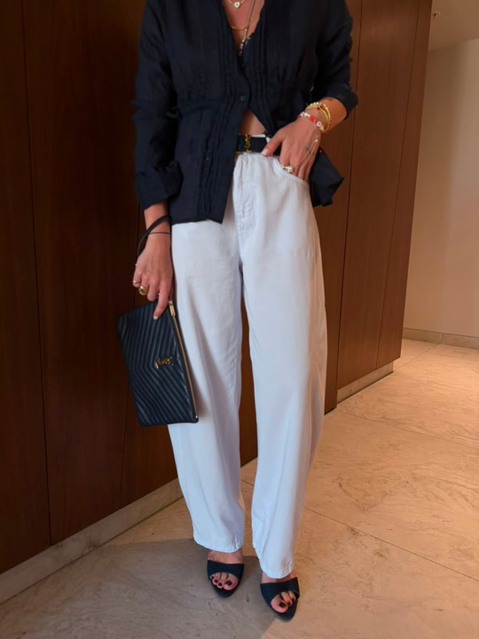 Baggy Model , Yumuşacık , Buz Mavisi Tencel Jean