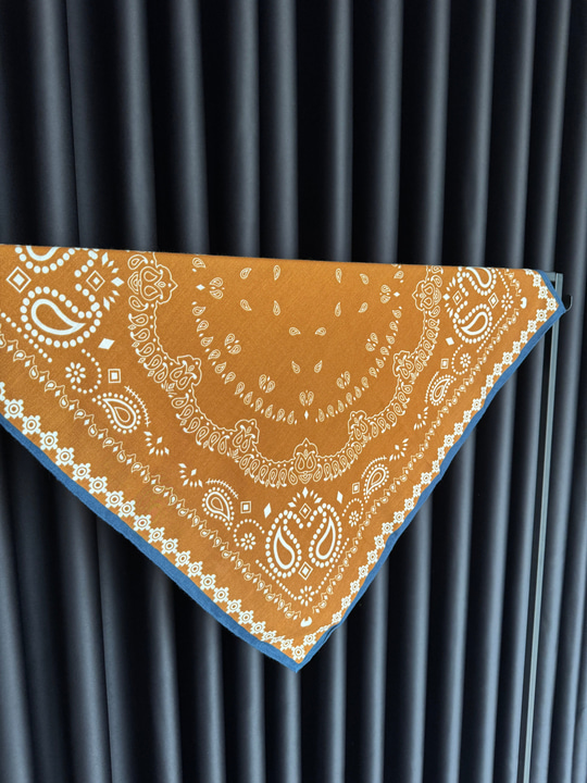 70x70 cm Taba Paisley Şal