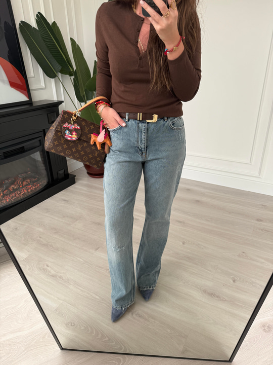 Buz Mavisi , Premium Jean Pantolon