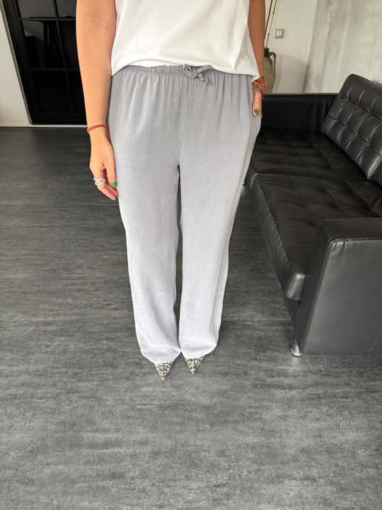 Orijinal Marka , Tencel Modal , Gri Pantolon