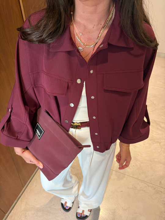 Orijinal Model , Bordo , Bomber Ceket