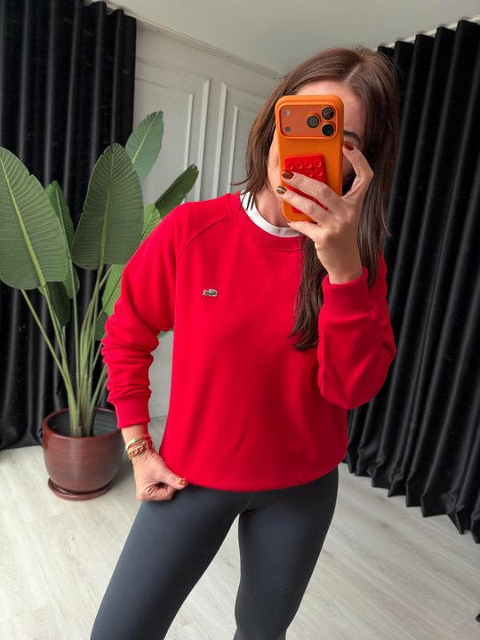 Orijinal Marka , Kırmızı Sweatshirt
