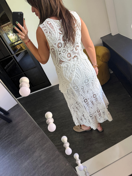 Komple Dantel, İçi Astarlı Etek, Bluz Premium Takım