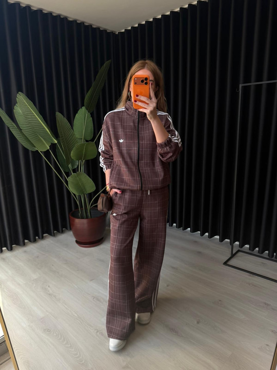 Orijinal Model Premium Kahve Ekoseli Takım