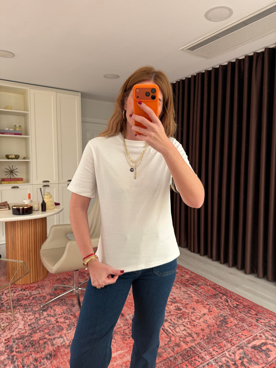 Orijinal Marka , %100 Cotton , Beyaz T-shirt