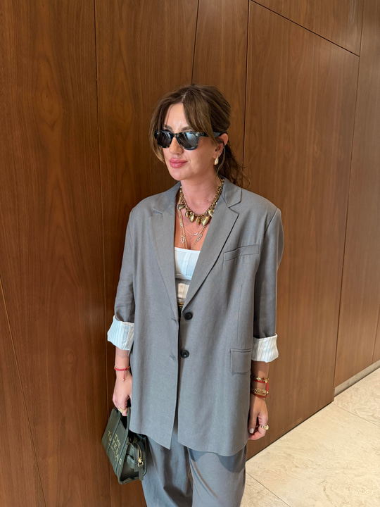 Oversize , Premium , Haki Keten Ceket
