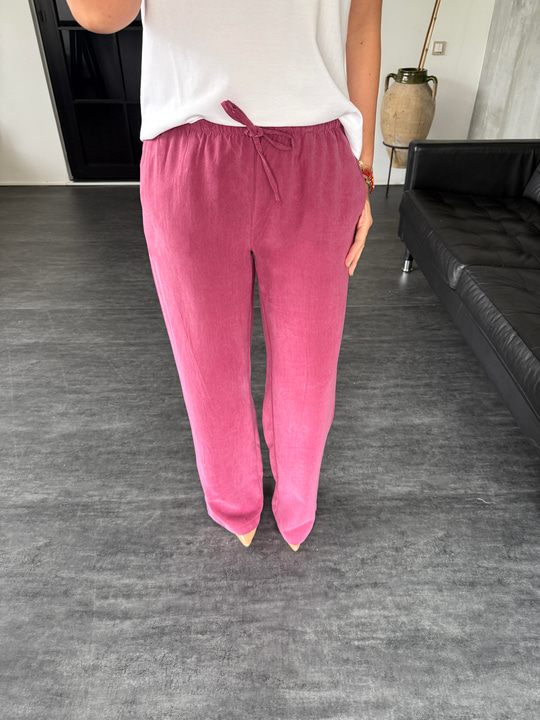 Orijinal Marka , Tencel Modal , Bordo Pantolon