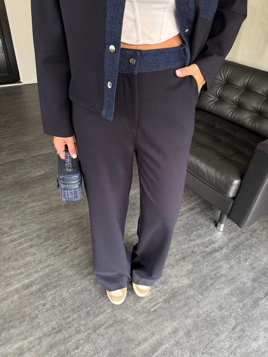 Orijinal Model , Jean Detaylı , Lacivert , Premium Takım