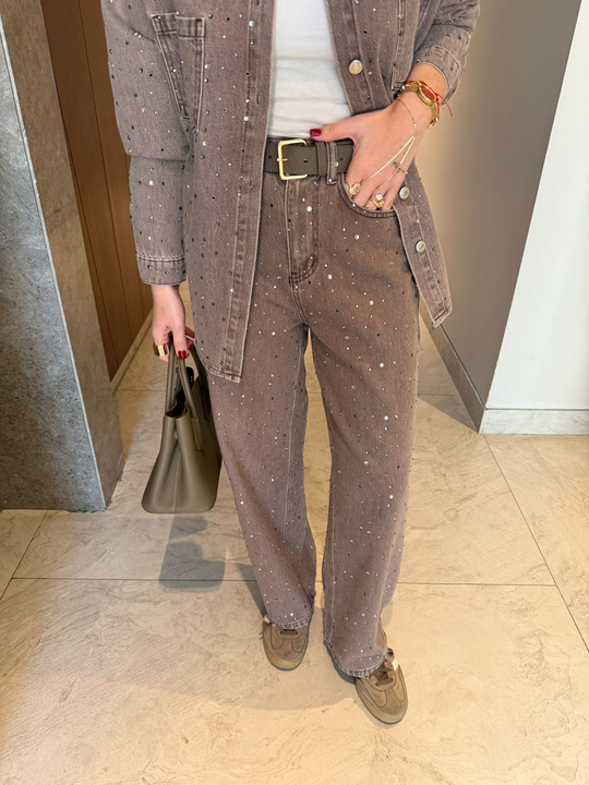 Orijinal Model , Premium Kalite , Full Taş İşlemeli , Vizon Jean Pantolon