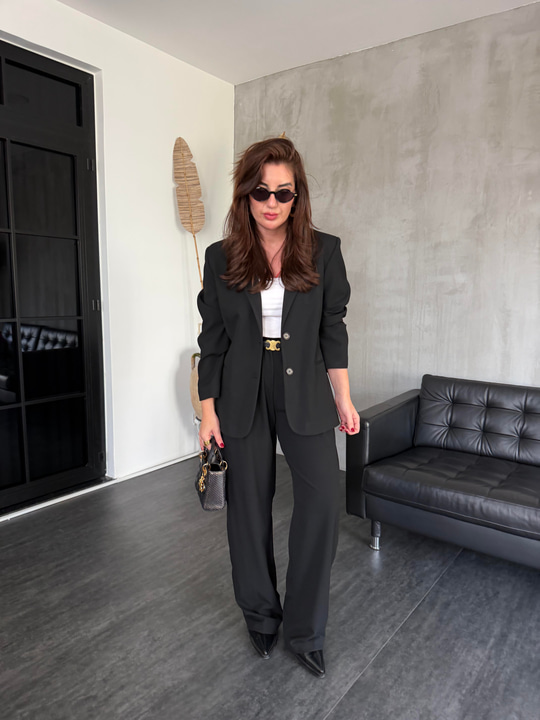 Siyah , Blazer Ceket