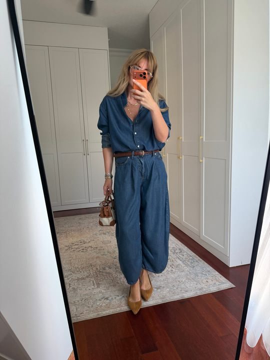 Baggy Model , Tencel , Tiril Jean Pantolon