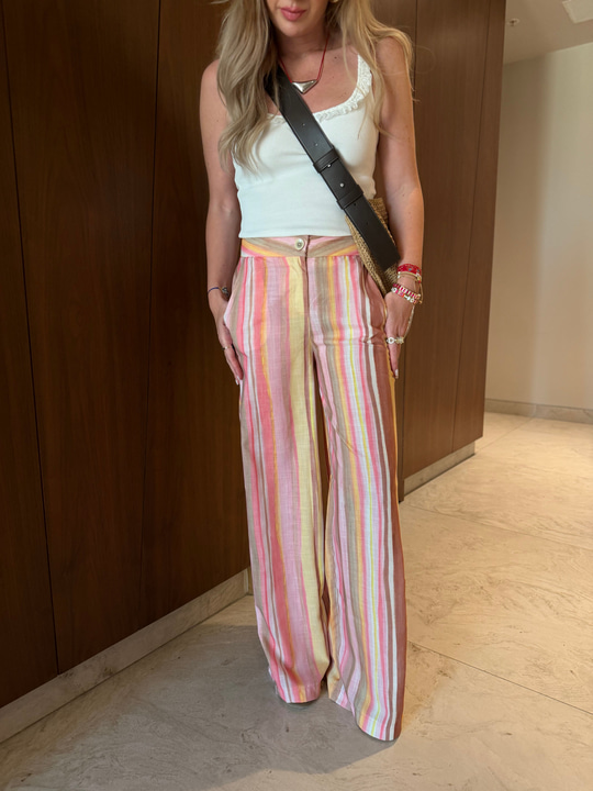 Orijinal Model , Pastel Renkli Tiril Pantolon