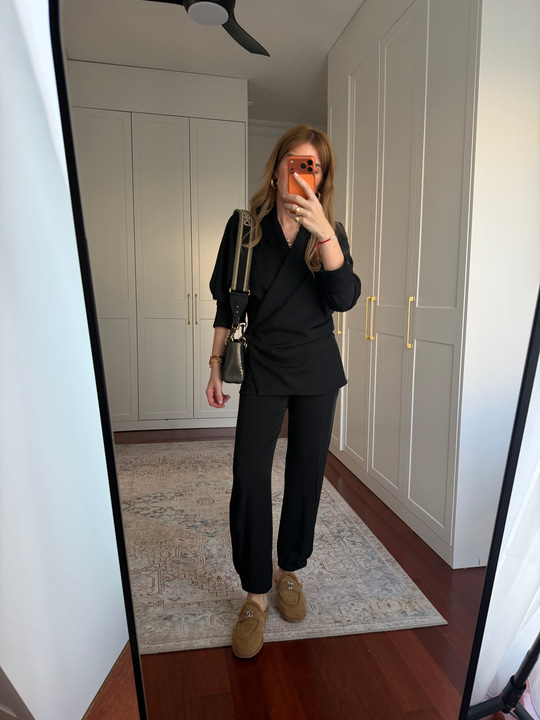Orijinal Model , Yandan Bağlamalı , Siyah Tencel Takım