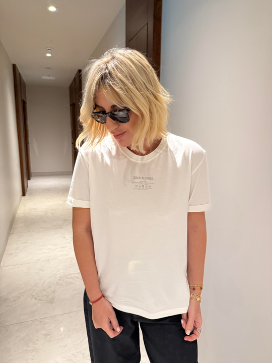 Orijinal Marka , Beyaz , Marka Yazılı Tshirt
