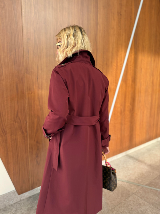 Orijinal Marka , Bordo , Premium Trençkot