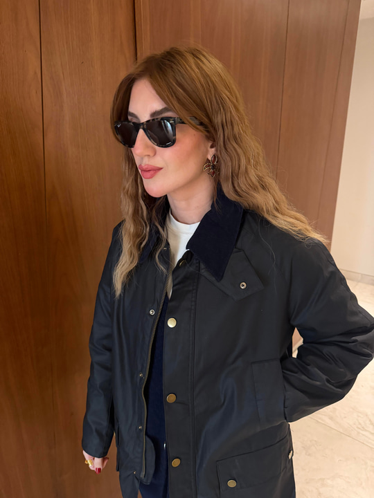 Orijnal Model , Yağlı Dokuda , Lacivert , Klasik Tasarım Mont