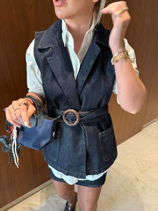Orijinal Model , Kemerli Jean Yelek 