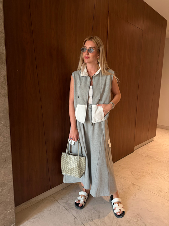 Orijinal Model , Paraşüt Garnili , Premium Etek & Yelekli Takım