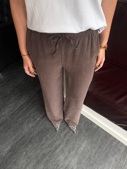 Orijinal Marka , Tencel Modal , Acı Kahve Pantolon