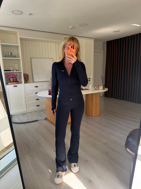 Lacivert Orijinal Marka Full Likralı Toparayıcı Pantalon & Ceket Takım