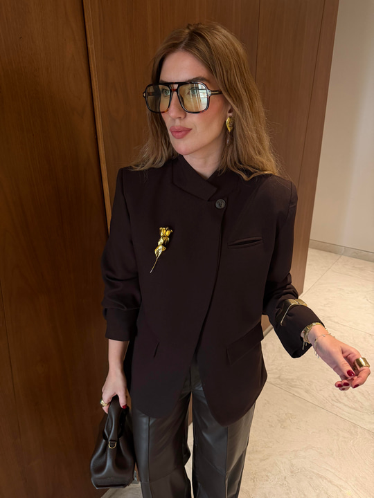 Orijinal Model , Acıkahve , Premium Tasarım Ceket