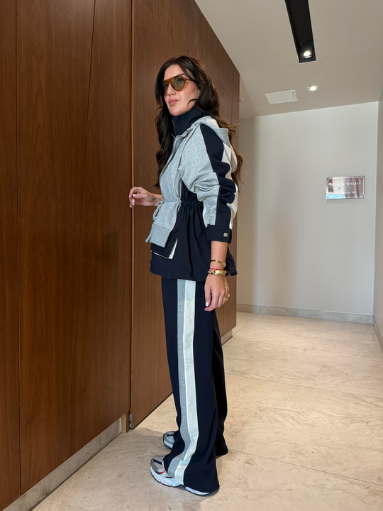 Orijinal Model , Lacivert & Gri , Kapüşonlu , Tasarım Takım