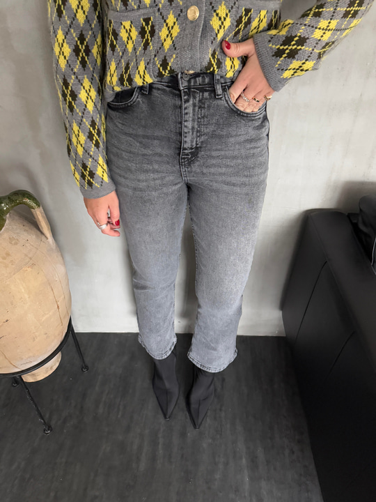 Orijinal Marka , Full Likralı , Füme Jean Pantolon