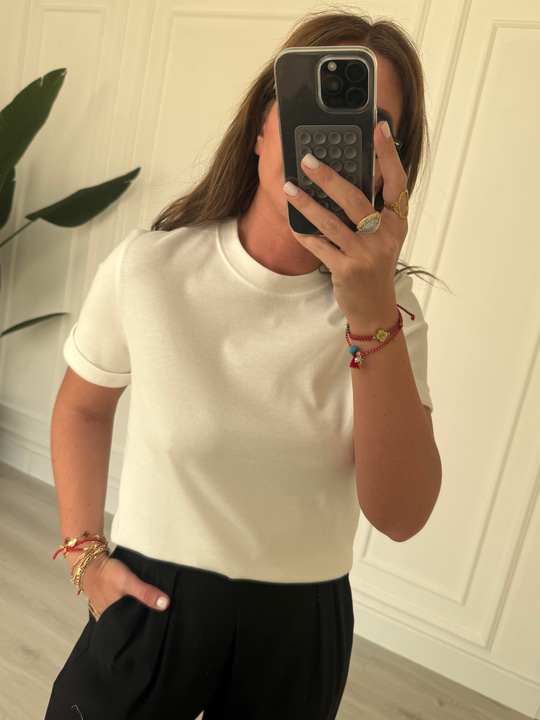 Orijinal Marka %100 Cotton Beyaz T-Shirt