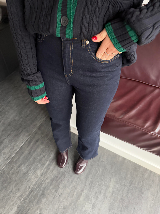 Orijinal Marka , Full Likralı , Lacivert Jean Pantolon