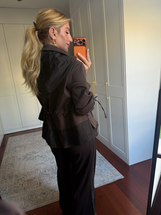 Orijinal Model , Arkası Büzgülü , Modal Mix , Acıkahve Takım