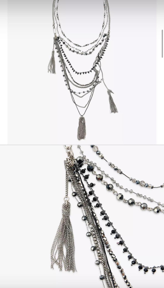 Orijinal Model , Taşlı & Saçaklı , Tasarım Kolye