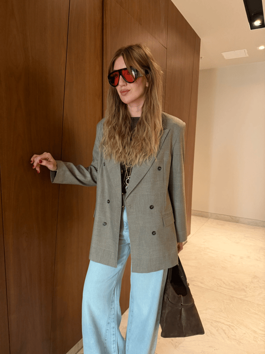 Orijinal Model , Premium Ekoseli Ceket