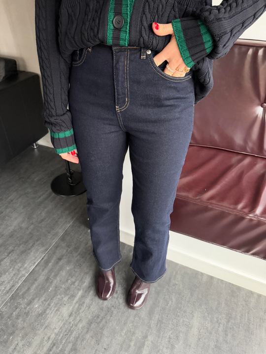 Orijinal Marka , Full Likralı , Lacivert Jean Pantolon